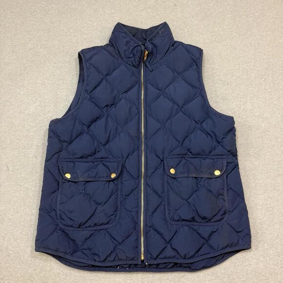 Woolrich Other - Woolrich Down Puffer Vest Adult XL Navy Blue Full Zip Quilted Sleeveless Cottage